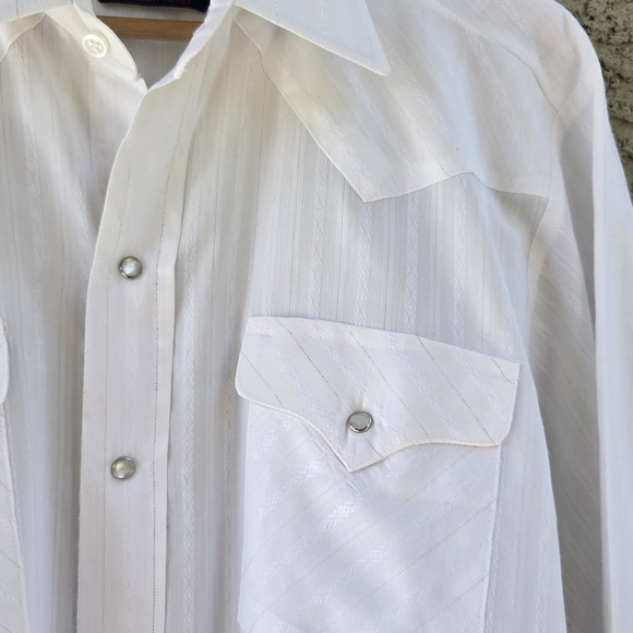 Panhandle Slim Vintage Pearl Snap Button Shirt - Picture 5 of 12